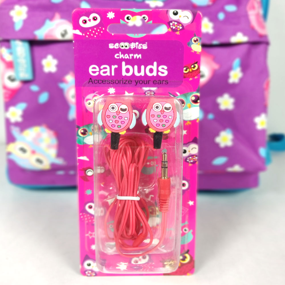 Owl Charm Earbuds