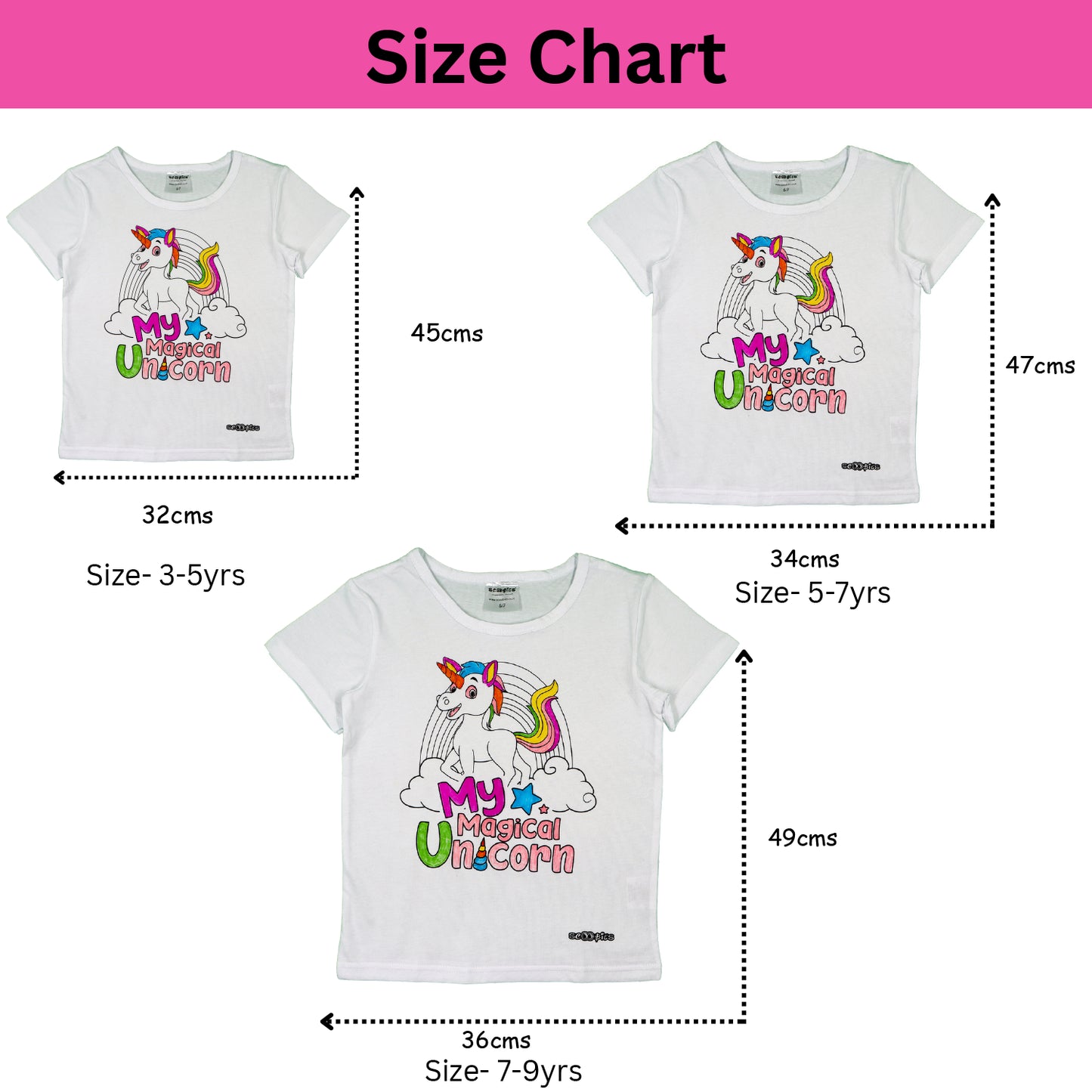 Doodle Tees (Unicorn) - Wear & Flaunt Your Art