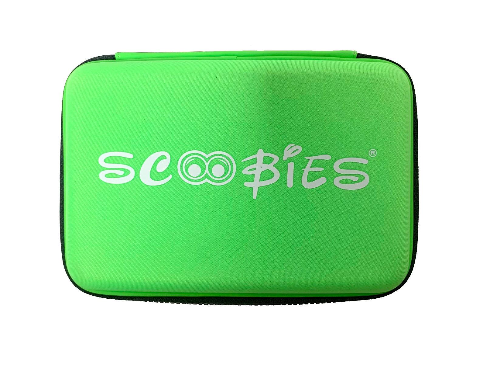 Footie In Scoobies Time Pencil Case  |  In-built Watch  |  Sporty Green Design - Scoobies