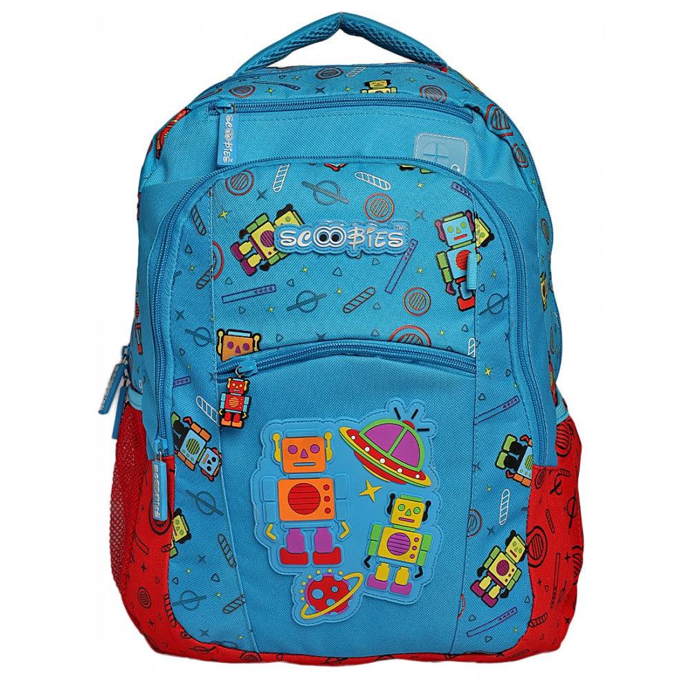 Fab N Dab Bag | Robotic Applique Badge Design | Bright Colours | - Scoobies