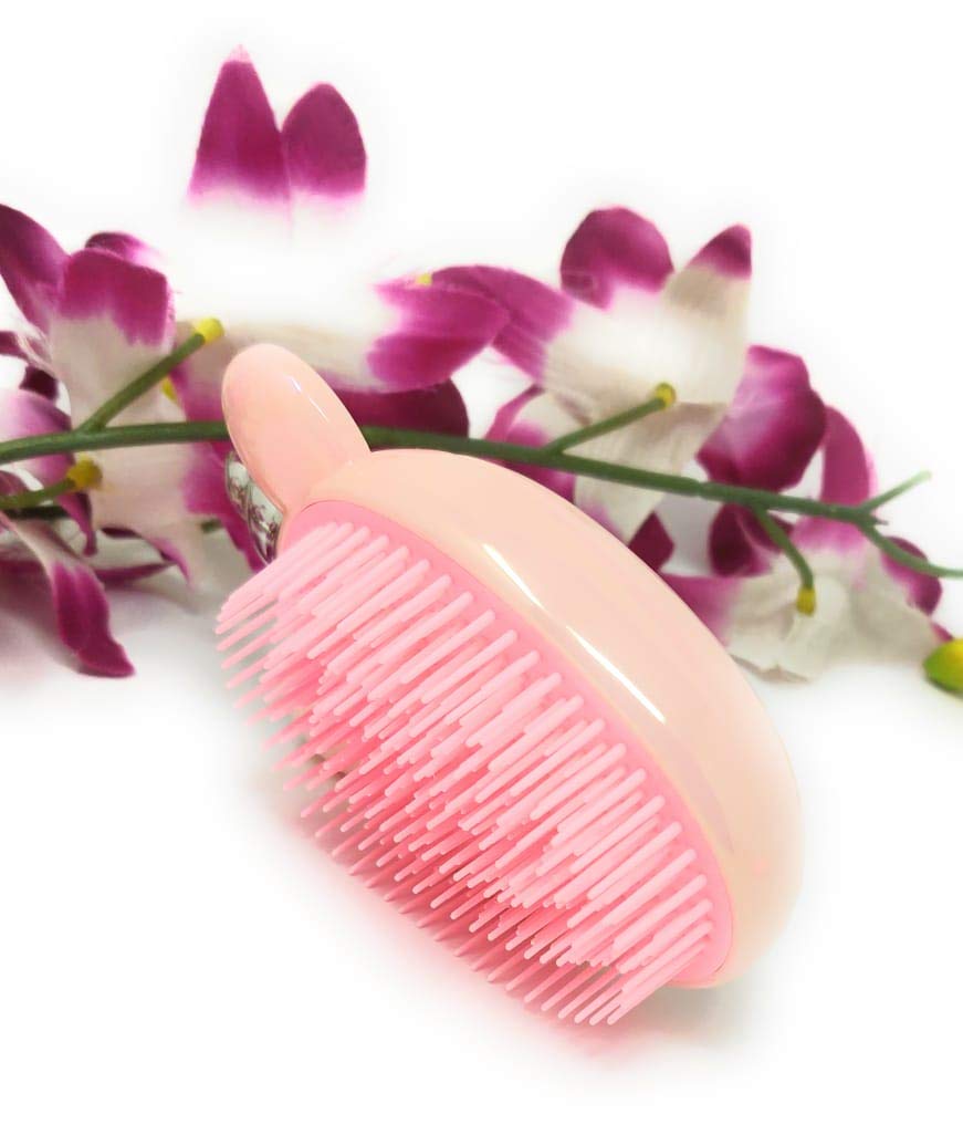 Pink Unicorn Detangler | Painless Detangling | Cutesy Round Unicorn Design | Portable