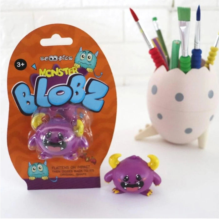 Blobz Monsters' World | Pack Of 2 | Sensory Fidget Toy | Stress Buster | Splat Smash Toy