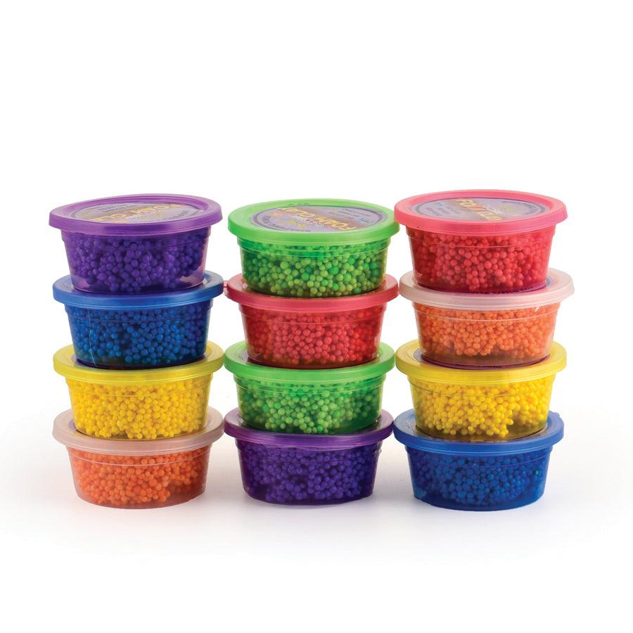 Foam Clay | With Beads & Googly Eyes | Sculpting & Moulding | Waterproof | 12 Non-Toxic Colours - Scoobies