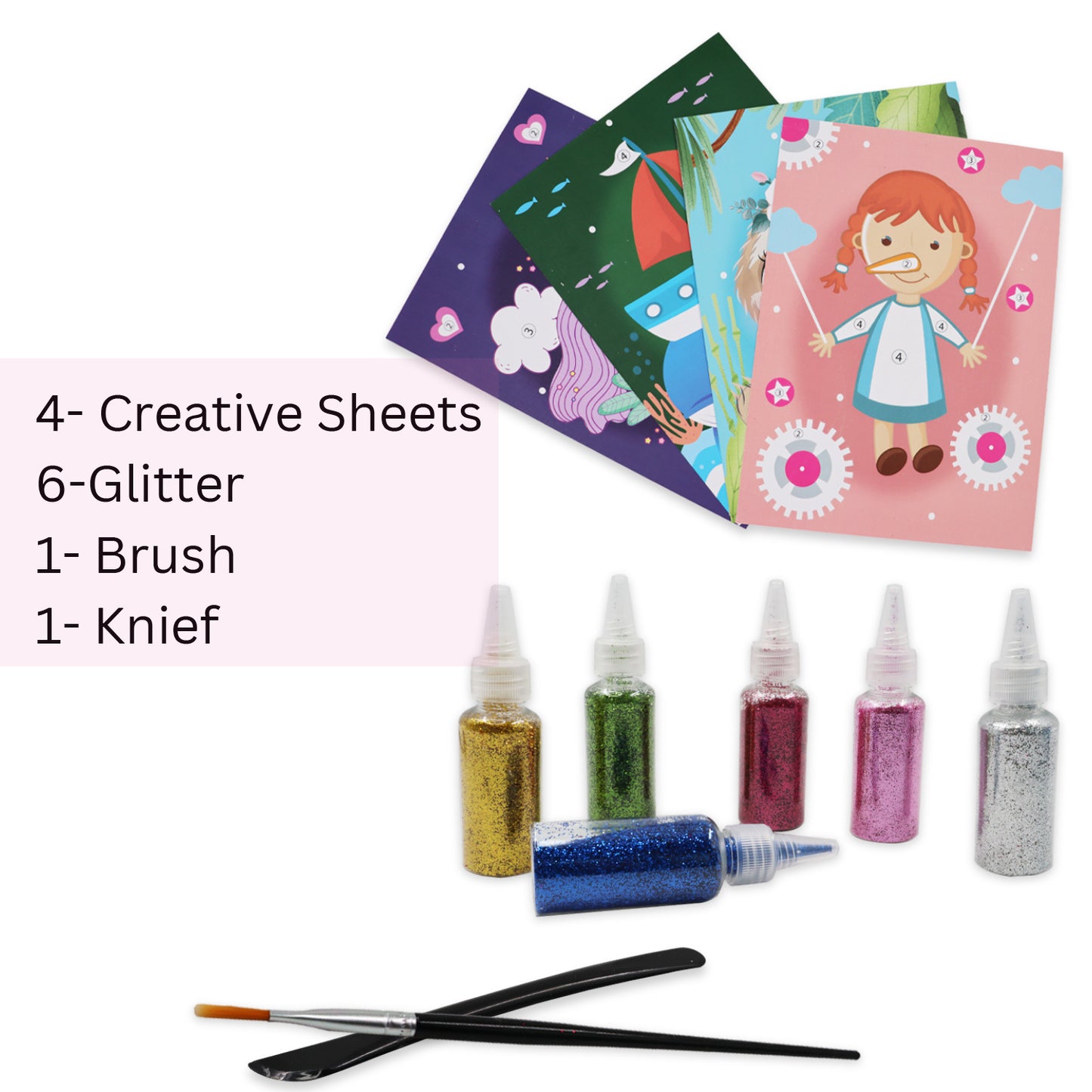 Glitter Art Set - The Enchanted Forest