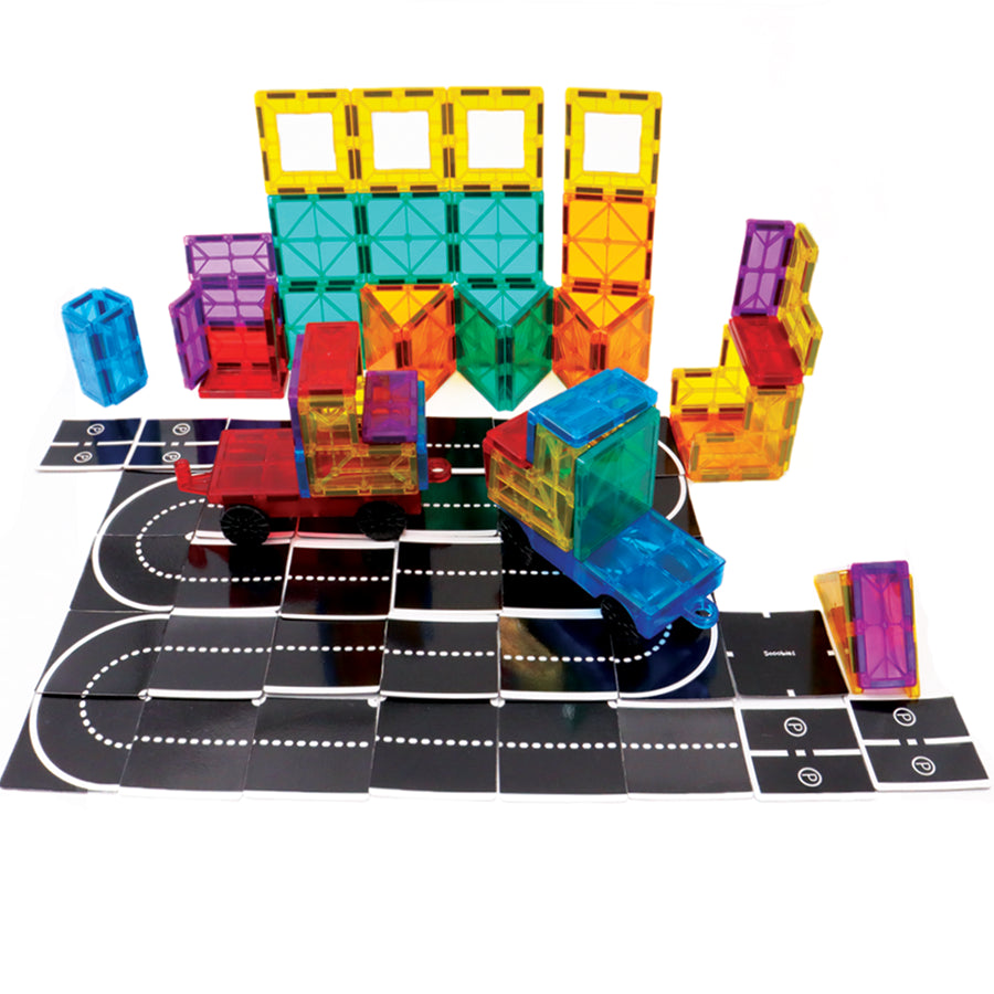 Scoo-Magnetic Car & Road Pack - For Mess-Free Learning