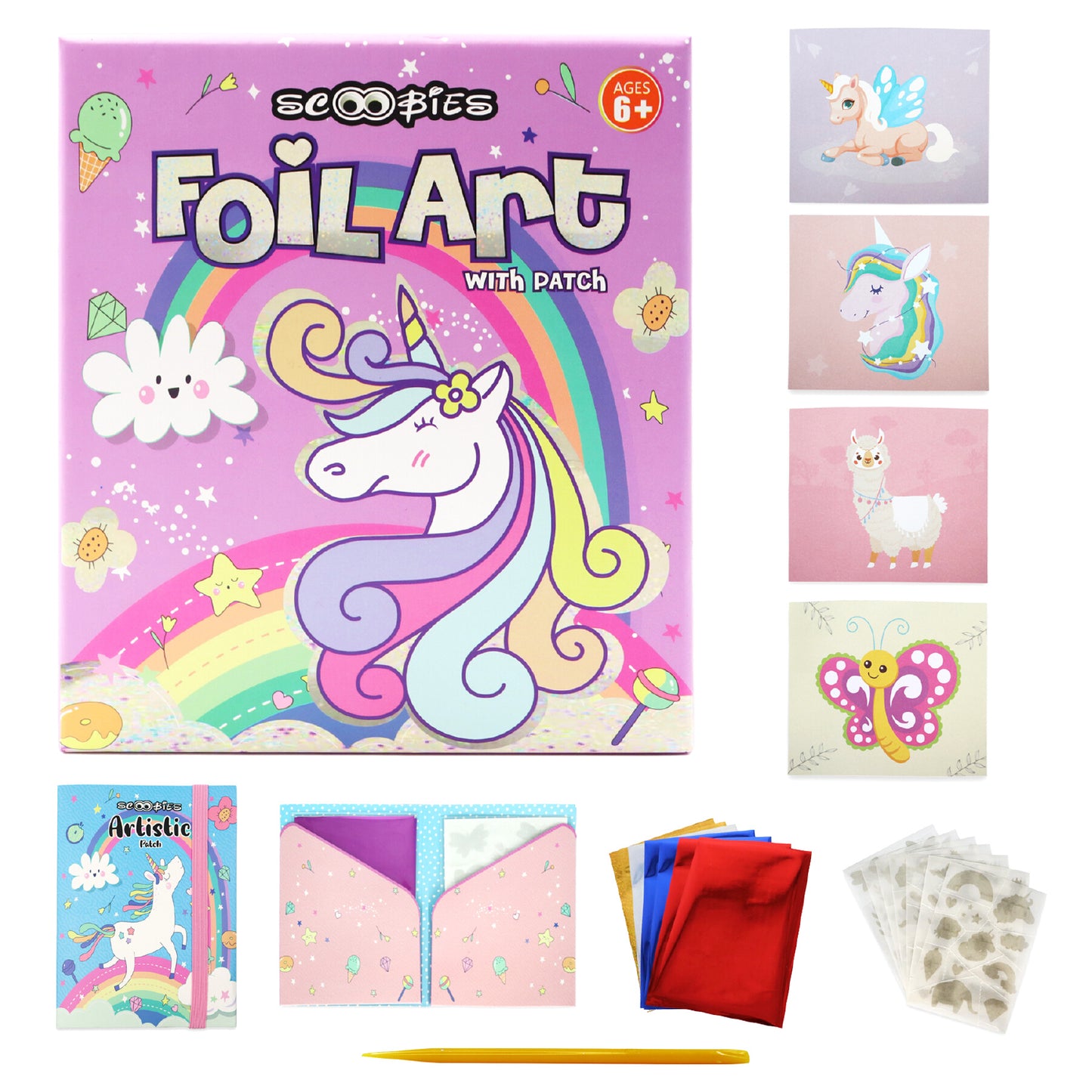 Foil Art Set - Experience the Magic of Unicorn in Transfer Art