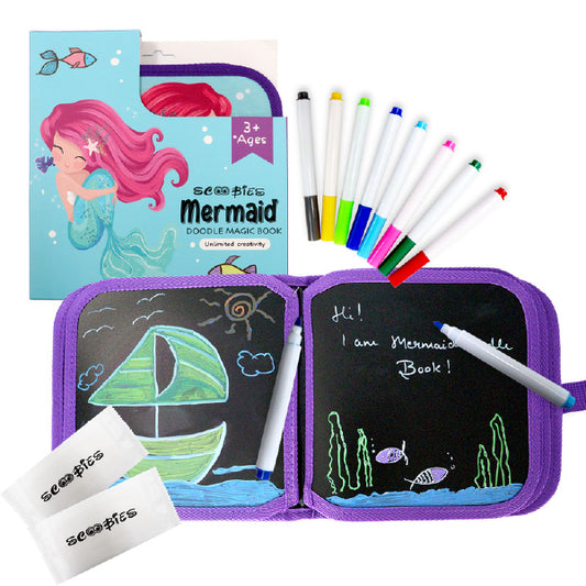 Doodle Magic Book in Mermaid theme