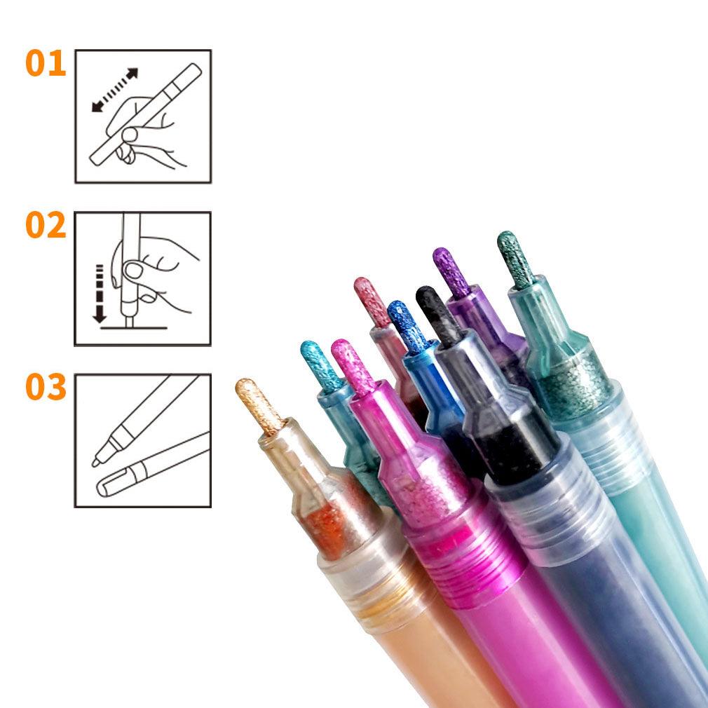 Fab Double Outliner Pens | Two-Line Glitter Art | DIY Drawings - Scoobies