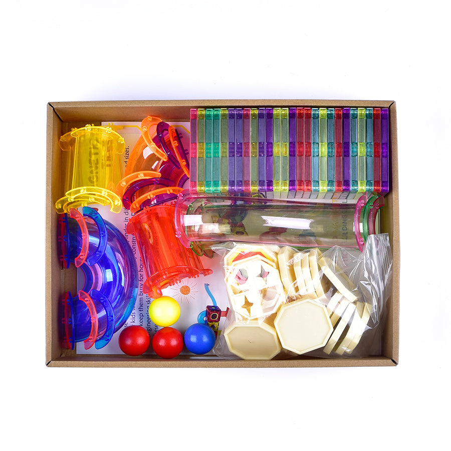 Run Magnetic Tiles - 78 Piece Construction Set