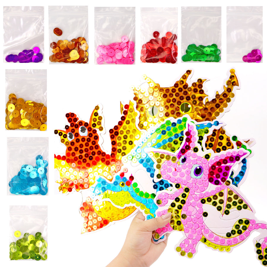 Sequin Creations - Ride With Dragons