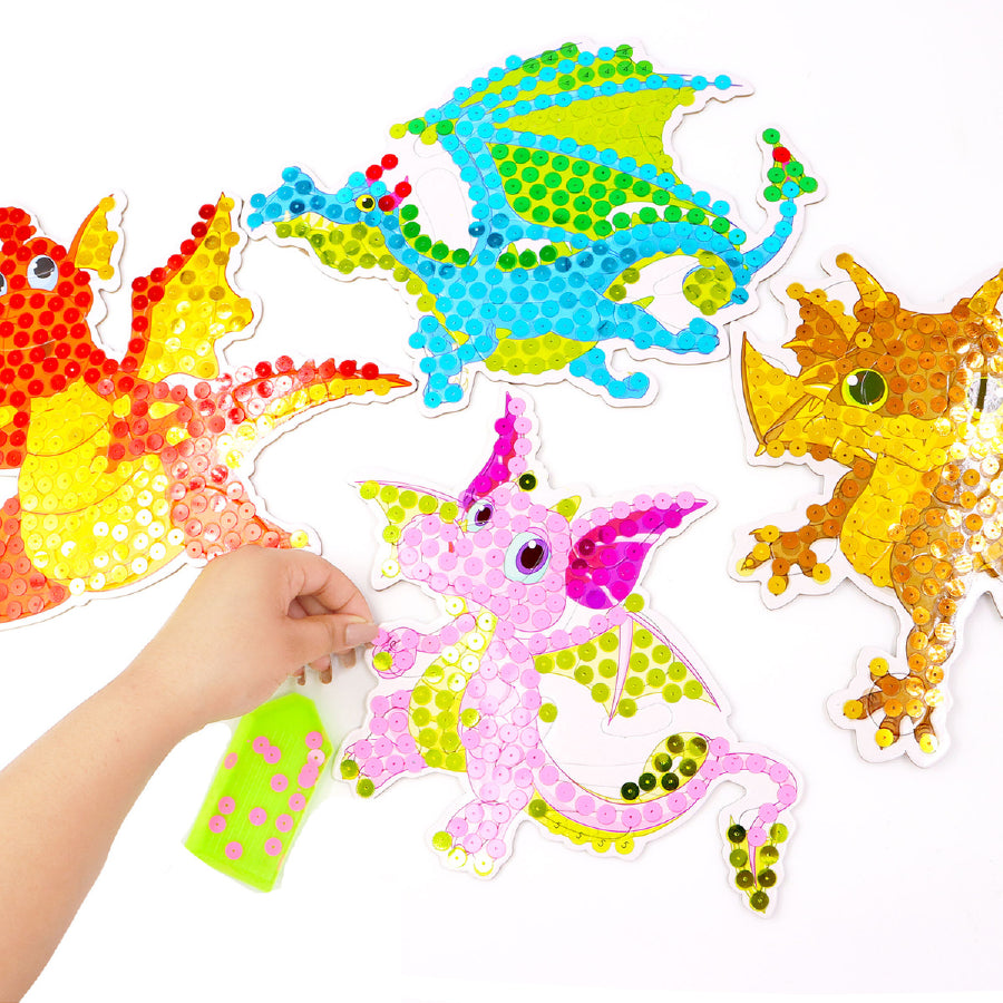 Sequin Creations - Ride With Dragons
