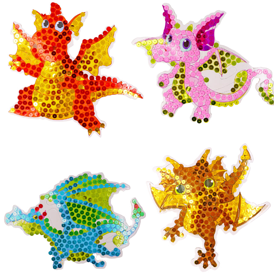 Sequin Creations - Ride With Dragons