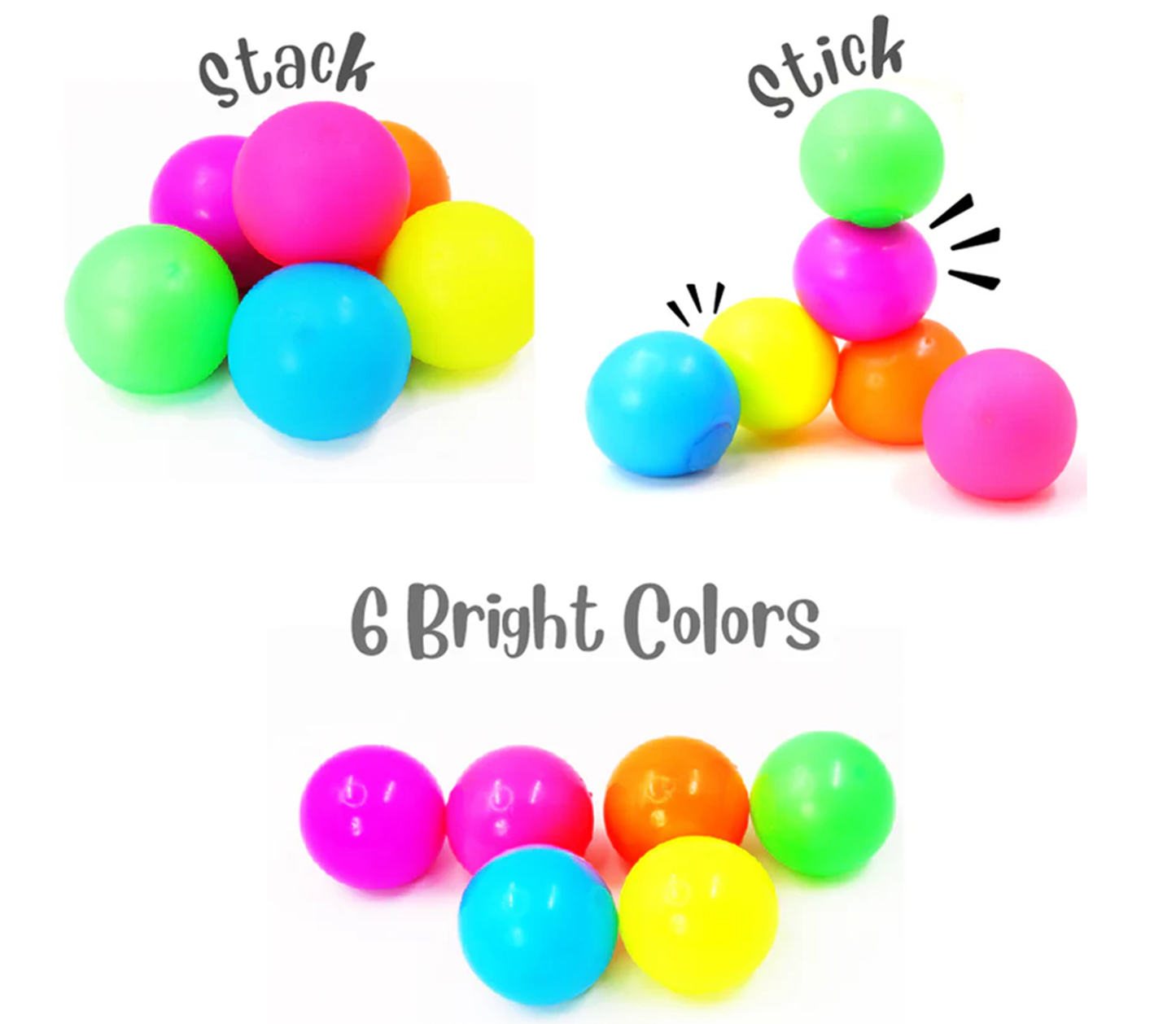 Glowballs: The Multi-Color, Glow-in-the-Dark Sensory Balls | Squishy Fun For Kids | The Perfect Fidget Stress Buster