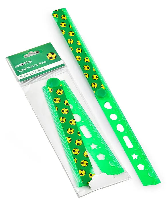 Squad Fold-Up Ruler - Football Zone