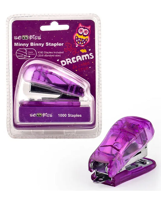 Minny Binny stapler , in 4 Colors