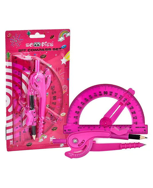 BFF Compass & Protractor Set - A Mathematics Wizard