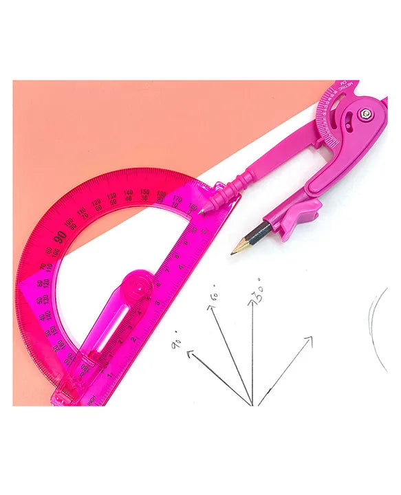 BFF Compass & Protractor Set - A Mathematics Wizard