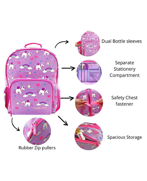 Unicorn Glow in the Dark Bag 16”