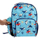 Scoobies Shark Glow-in-the-Dark Backpack 16”  Lightweight, Waterproof, Anti-Shock & Spacious