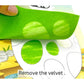 Velvet Art Book (Dinosaur World) | 4 Design Cards with 15 Piece Set