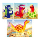 Velvet Art Book (Dinosaur World) | 4 Design Cards with 15 Piece Set