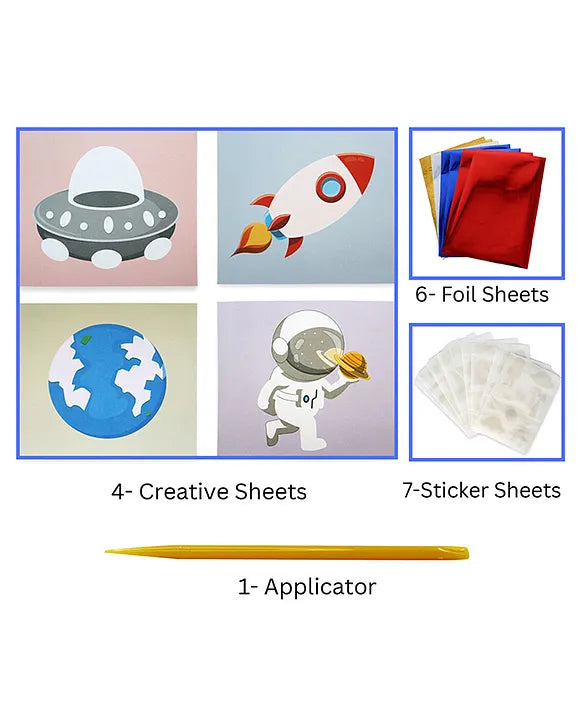 Foil Art Set - Magically Transfer to Space