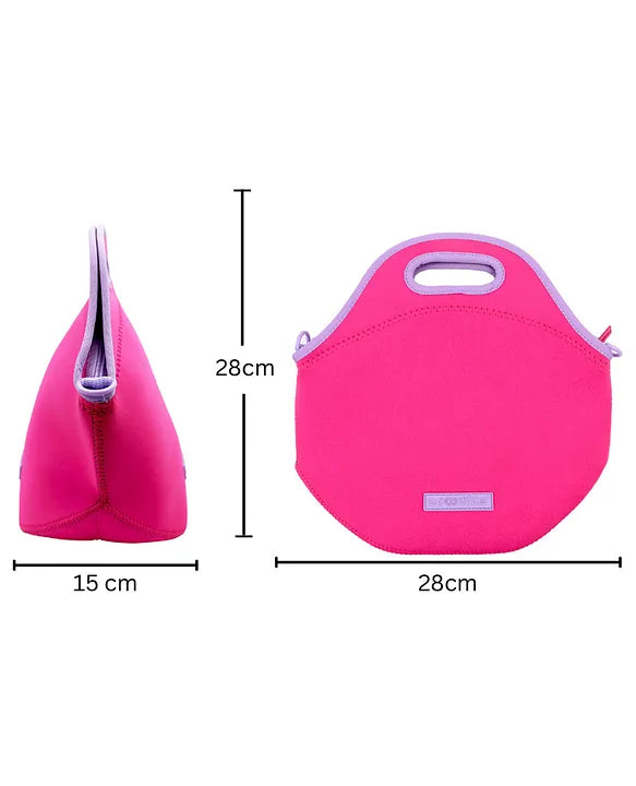 Neoprene Lunch Bag - Pinklicious Design