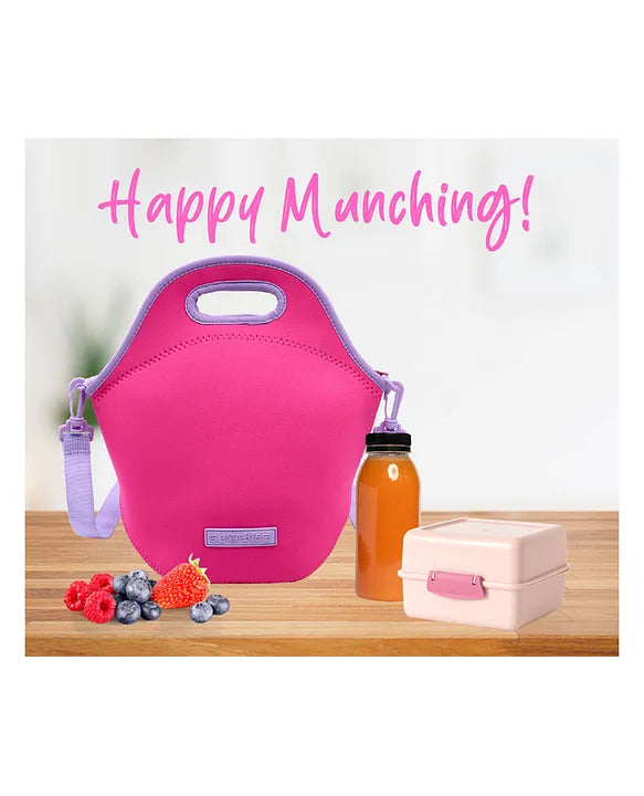 Neoprene Lunch Bag - Pinklicious Design