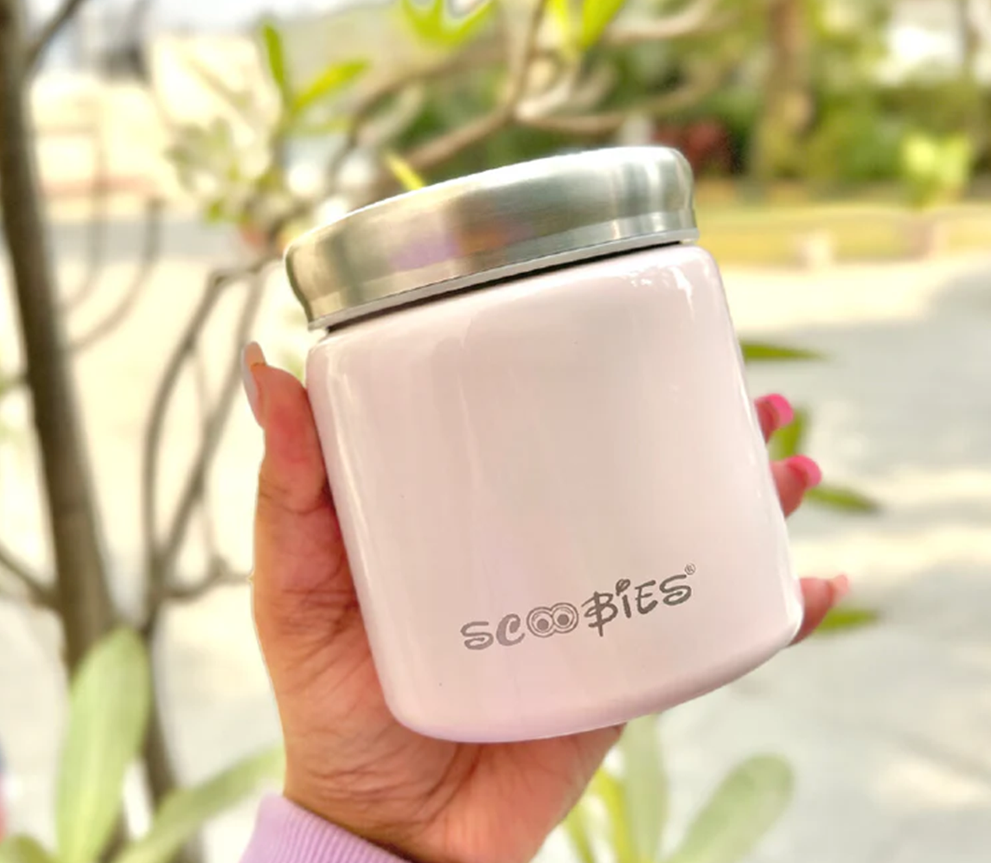 Foodielicious Insulated Food Container - For Nutritious Bites (Pink)