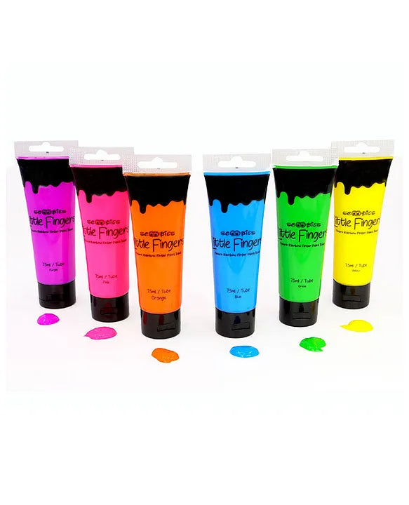 Rainbow Finger Paints - For your First Painting