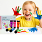 Rainbow Finger Paints - For your First Painting