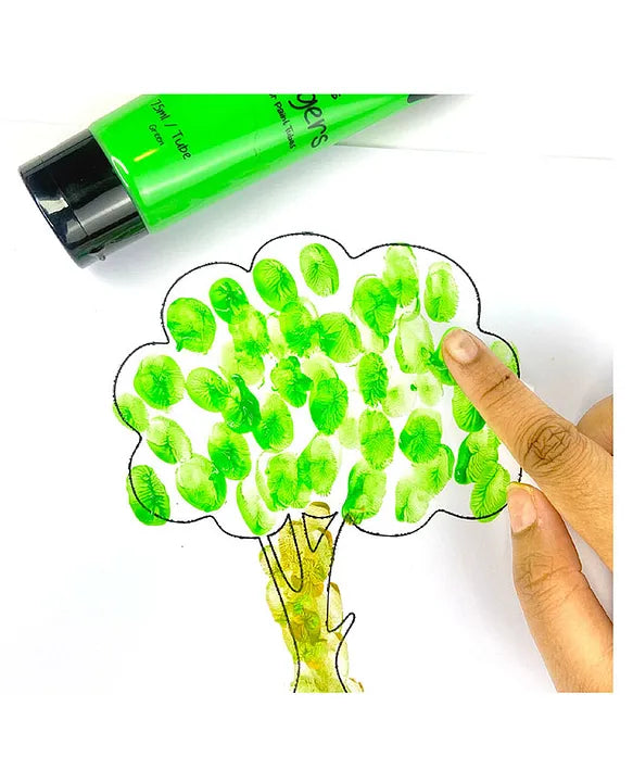 Rainbow Finger Paints - For your First Painting