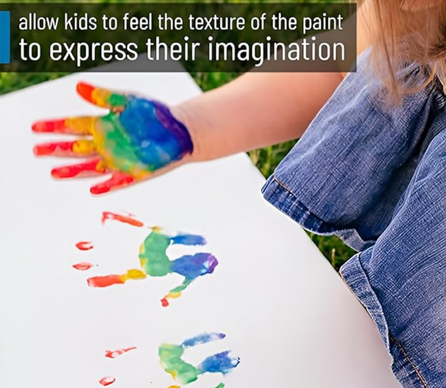 Rainbow Finger Paints - For your First Painting