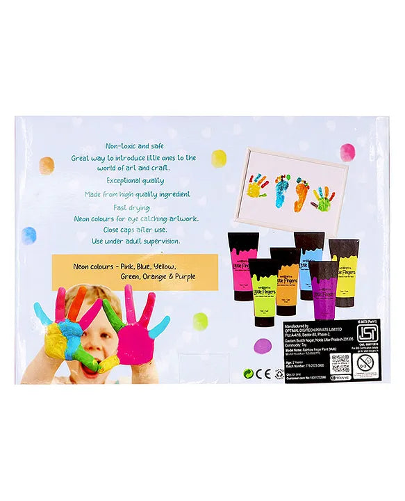 Rainbow Finger Paints - For your First Painting