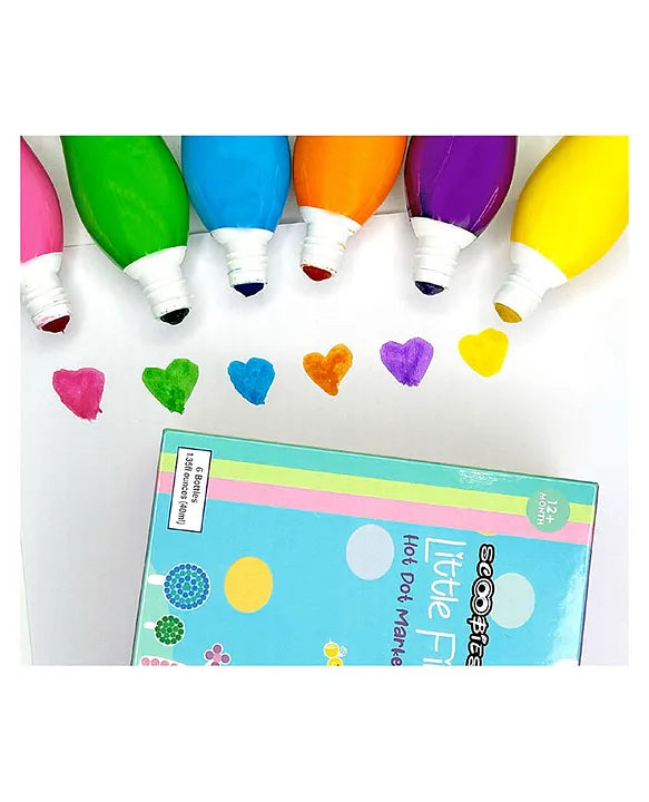 Dot Markers , Easy-to-Grip, Mess-Free, Non-Toxic Markers for Toddlers