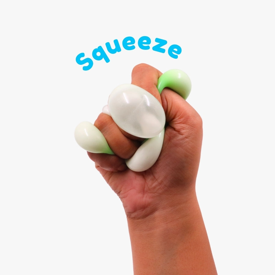 Sticky Balls: Squishy Fun in Charming Pastel Colors | Pack of 4! Squeeze, Stick, and Stretch | Stress Reliever | Fidget Balls