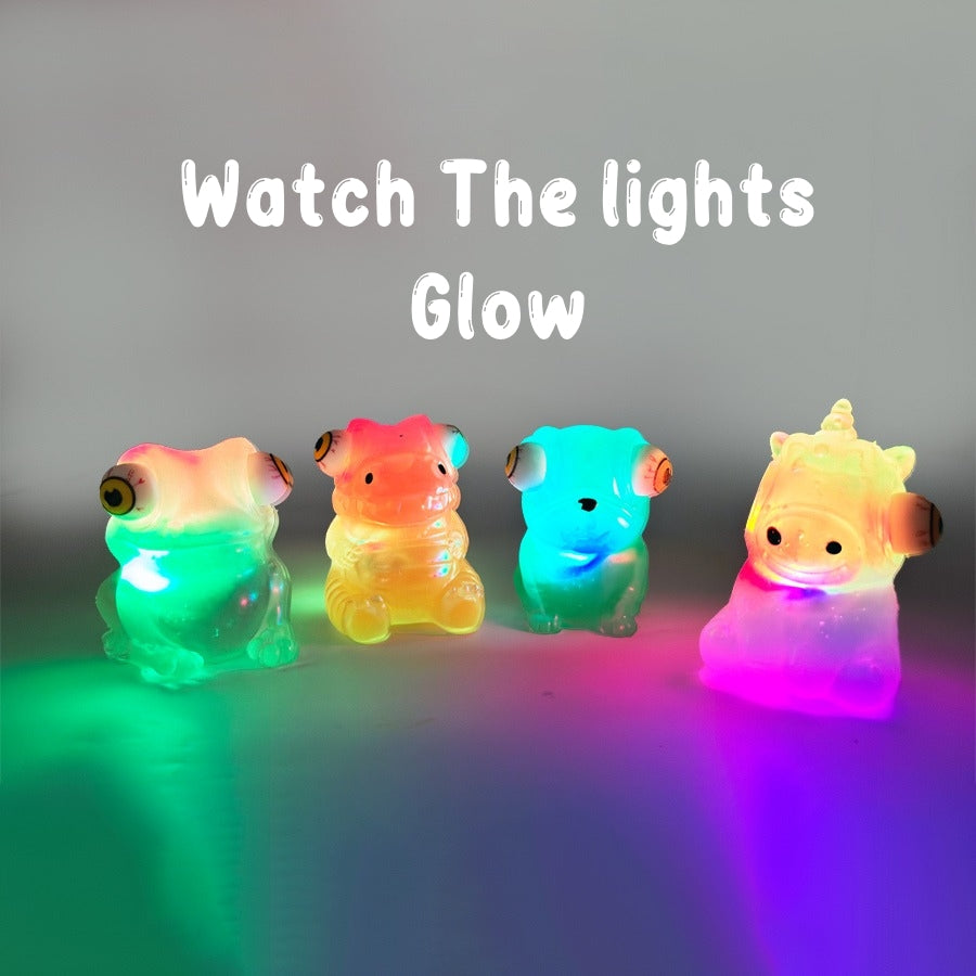 Stick-i-dgets (Green) - Color-Changing Squishy Toy that glows and pops!