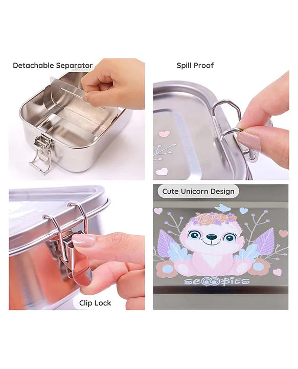 Unicorn Good to Go Stainless Steel Lunchbox