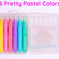 Macaroon Colors 6 Pastel Crayons for Mess-Free, Smudge-Free Art Fun