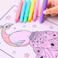 Macaroon Colors 6 Pastel Crayons for Mess-Free, Smudge-Free Art Fun