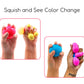 Scoobies Super Sticky Color Changing Ball Multicolor (Pack of 1 ), Squishy Sensory Play & Focus Booster