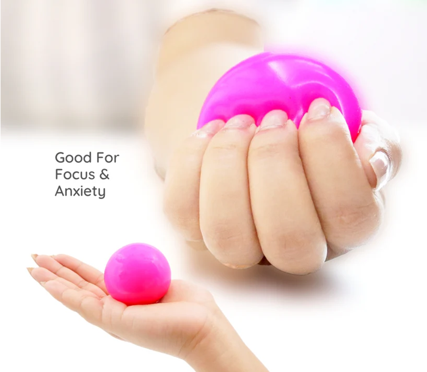 Scoobies Super Sticky Color Changing Ball Multicolor (Pack of 1 ), Squishy Sensory Play & Focus Booster