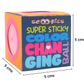 Scoobies Super Sticky Color Changing Ball Multicolor (Pack of 1 ), Squishy Sensory Play & Focus Booster