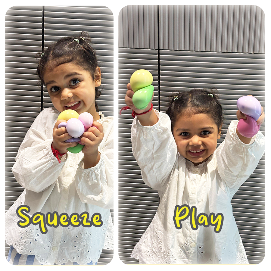 Sticky Balls: Squishy Fun in Charming Pastel Colors | Pack of 4! Squeeze, Stick, and Stretch | Stress Reliever | Fidget Balls