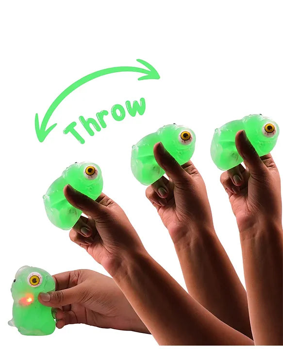 Buy 1 get 1 free Stick-i-dgets (Green) - Color-Changing Squishy Toy that glows and pops!