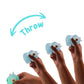 Buy 1 get 1 free Stick-i-dgets (Blue) - Color-Changing Squishy Toy that glows and pops!