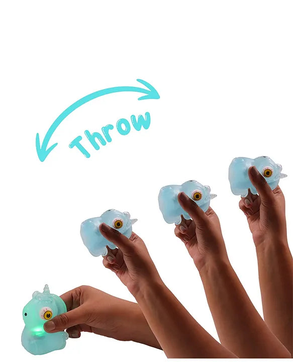 Buy 1 get 1 free Stick-i-dgets (Blue) - Color-Changing Squishy Toy that glows and pops!