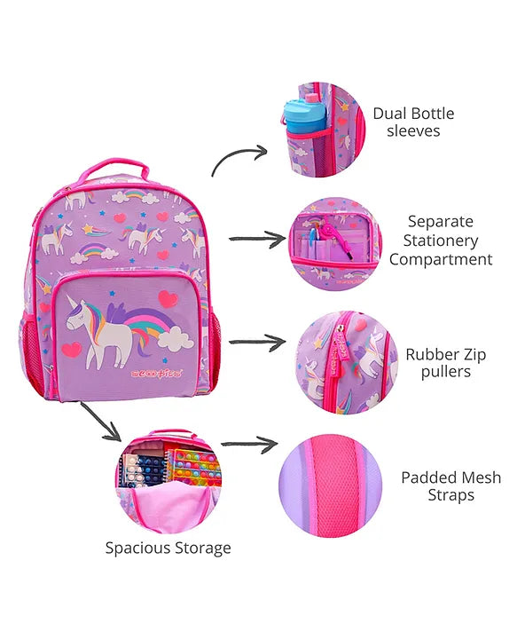 Unicorn Glow in the Dark Bag 14"