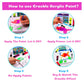 Crackle Acrylic Paints Magic Crackle Effects | Kids' Creative Fun | DIY Art Kit