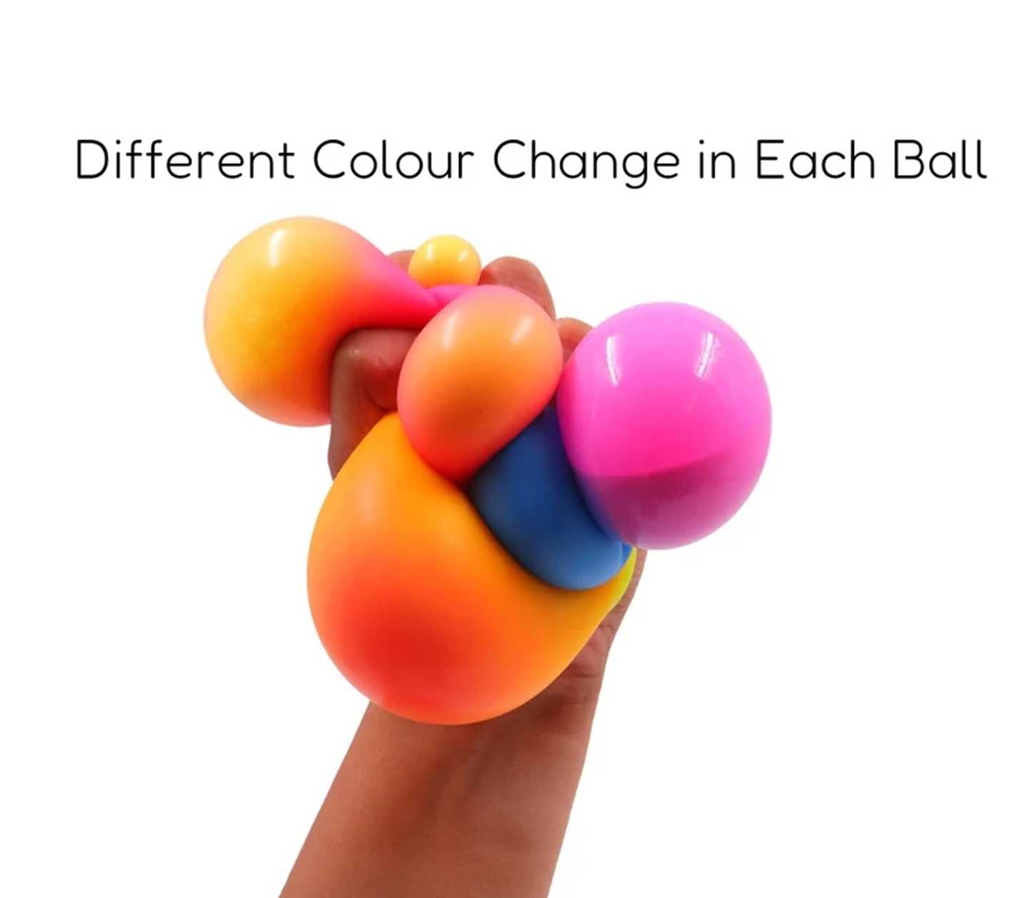Tint Twirlers: Color-Changing Fidget Balls | Set of 3 Balls | Stress Relief Balls| Perfect Party Favors